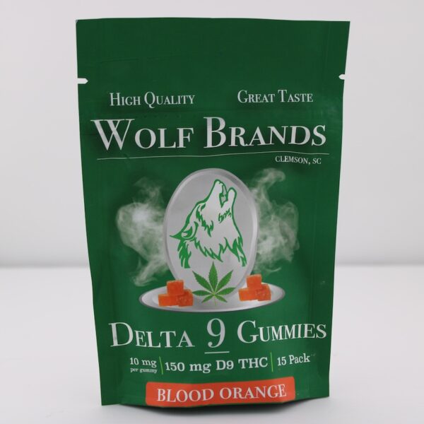 Hemp Derived Delta 9 Gummies Blood Orange