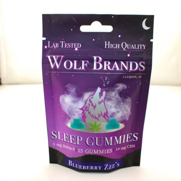 Sleep Gummies (Delta 9/CBN) Blueberry ZZZ's